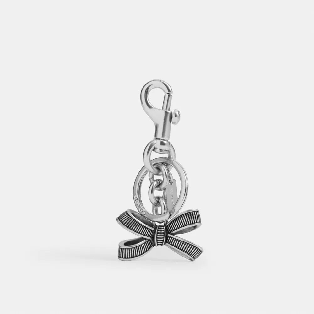 Bow Bag Charm - Silver/SILVER