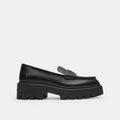 Lucy Loafer - Coated Canvas/Black