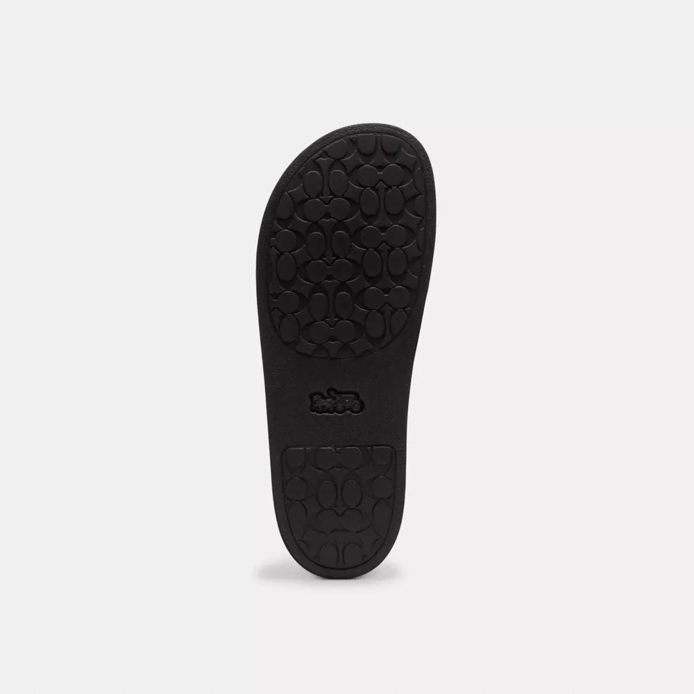 Rexy 10th Birthday Udele Slide With Sticker Print - Black