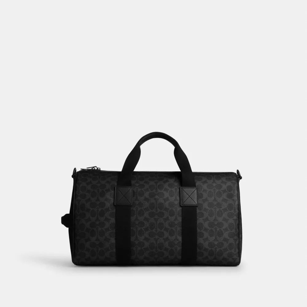 Explorer Duffle Bag 45 In Signature Canvas - Signature Canvas/Matte Black/Black Signature