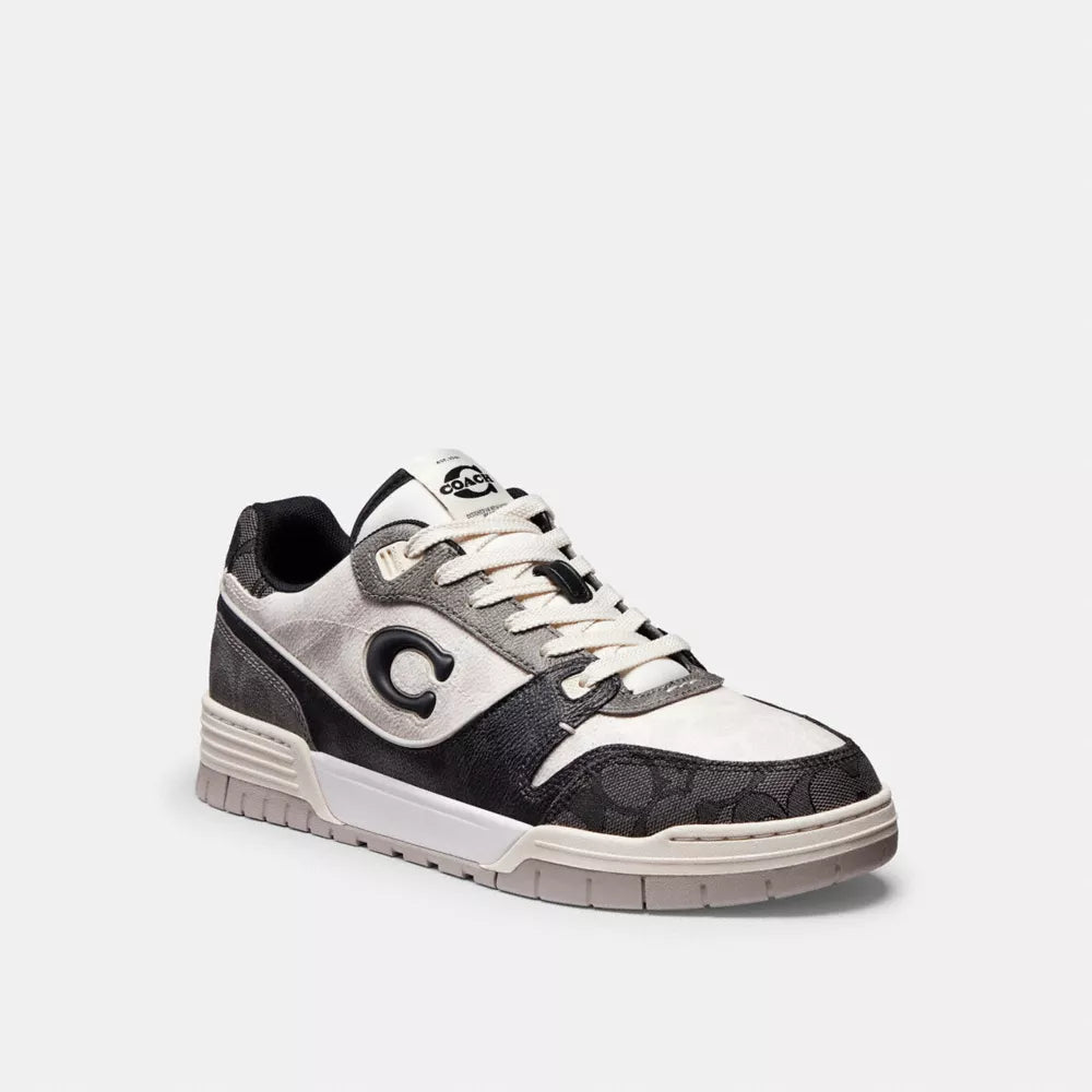 Soho Sneaker In Mixed Signature - Black/Chalk