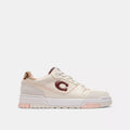 Soho Sneaker With Signature Jacquard - Chalk/Dark Cherry