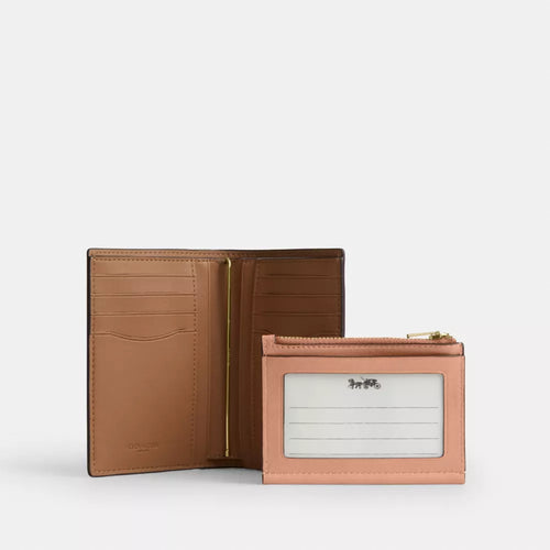 2-In-1 Wallet - Smooth Leather/Gold/Light Pink