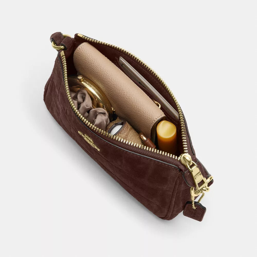 Nolita 19 - Embossed Crocodile/Gold/Maple