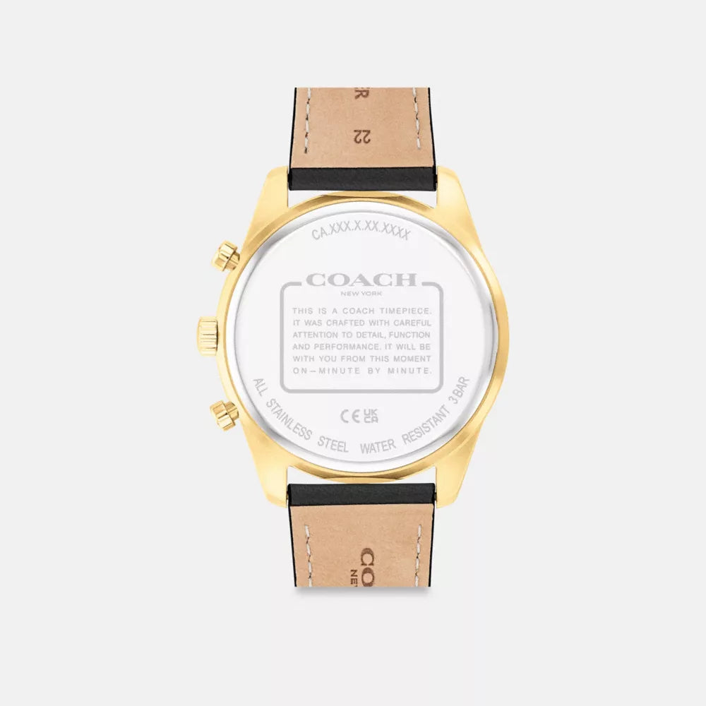 Cole Watch, 44MM - Black