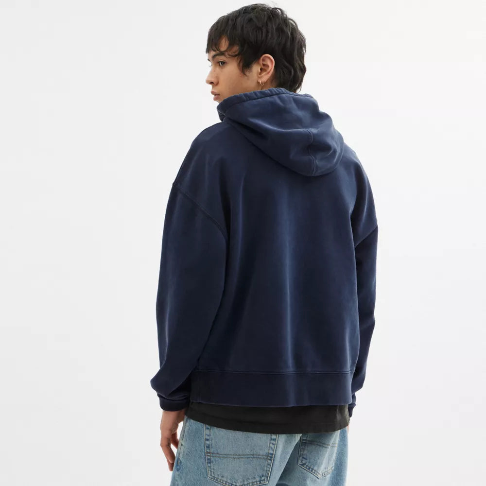 Horse And Carriage Hoodie - Navy Blue