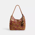Brooklyn Shoulder Bag 28 With Wooden Beading - Brass/Maple Multi