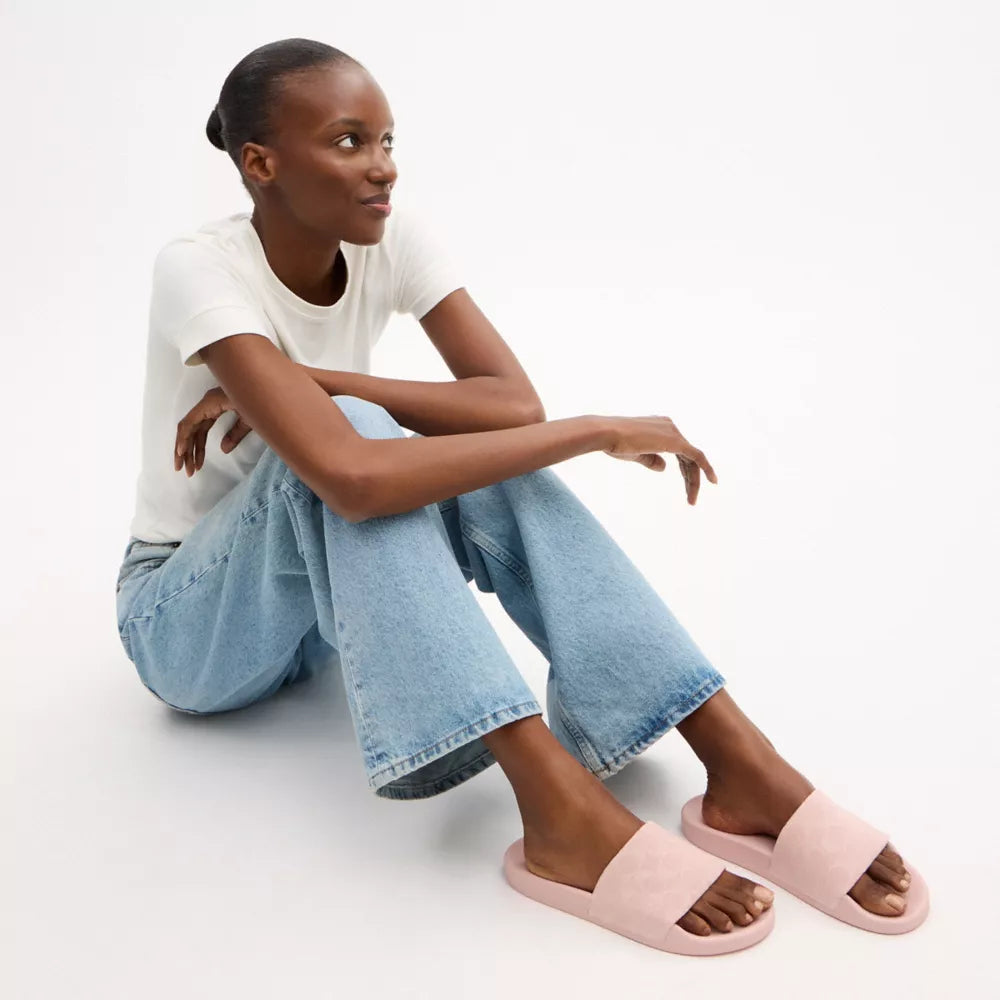 Udele Sport Slide In Signature Denim - Ballerina.
