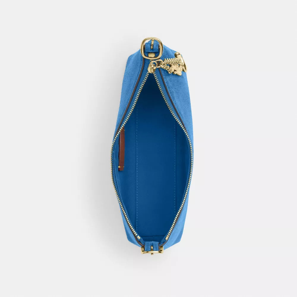 Emeilia Shoulder Bag - Suede/Im/Blue Jay