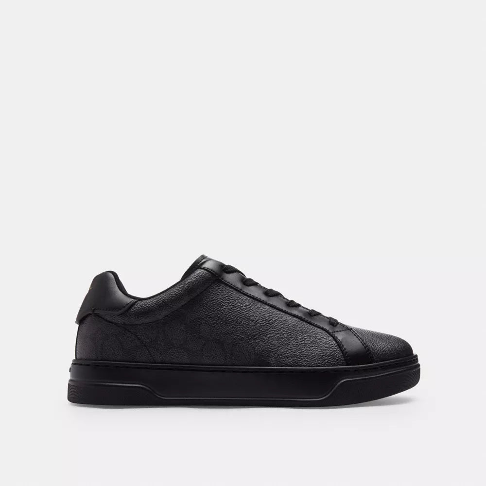 High Line Sneaker In Signature Canvas - Graphite/Black