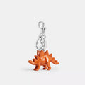 Stegosaurus Bag Charm - Silver