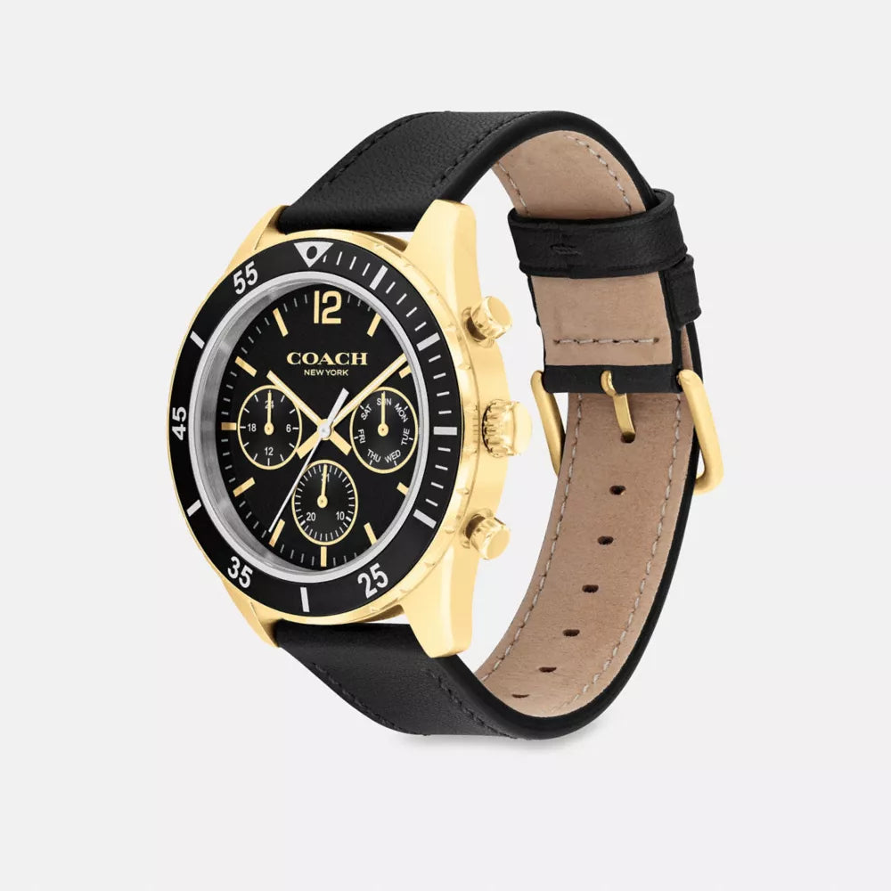 Cole Watch, 44MM - Black