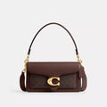 Tabby Shoulder Bag 26 In Signature Canvas - Brass/Maple