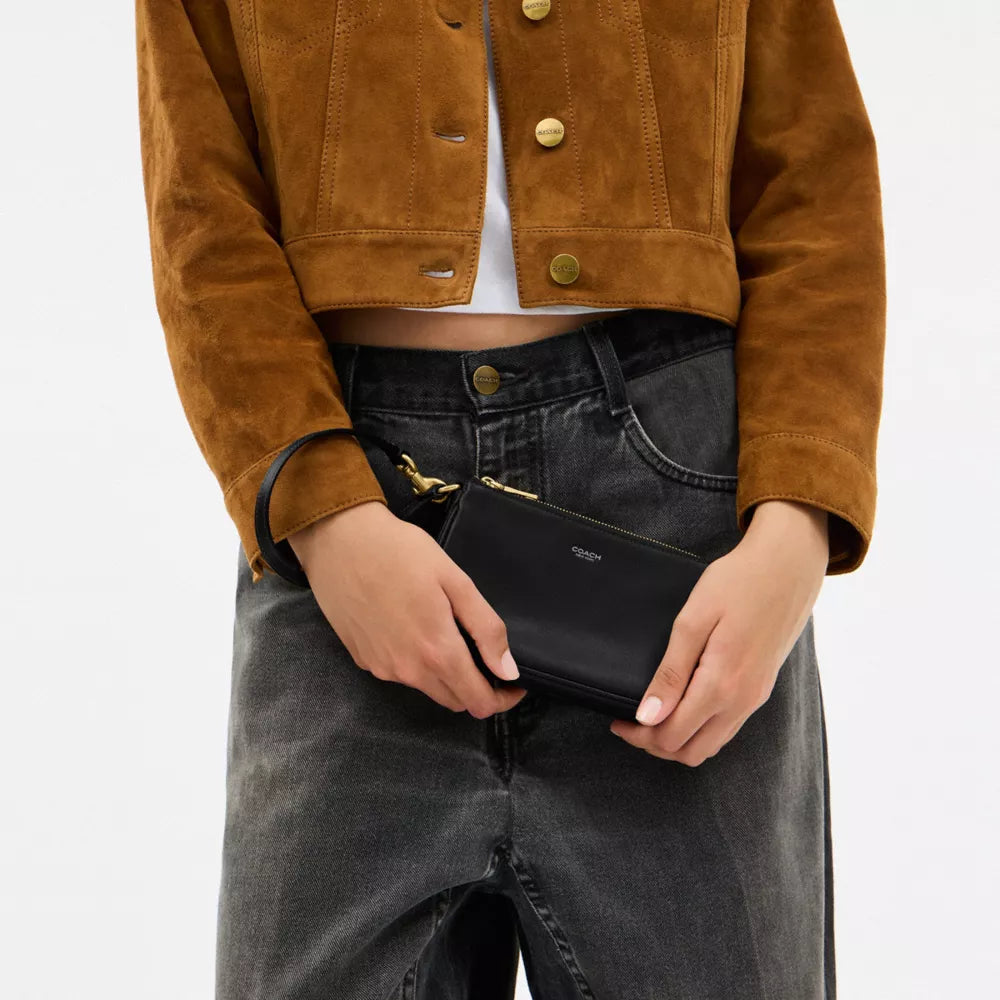 Plaza Bag 18 - Natural Grain Leather/Brass/Black