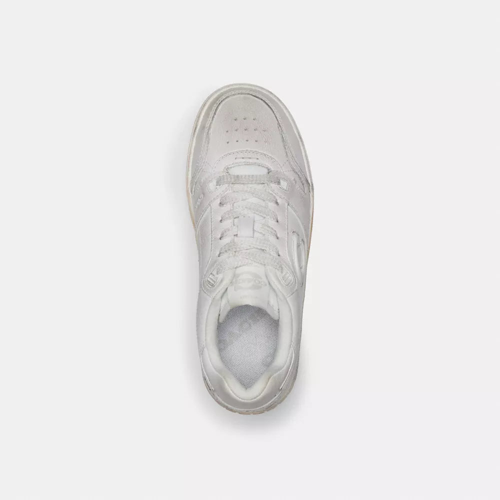 Soho Sneaker In Loved Leather - White