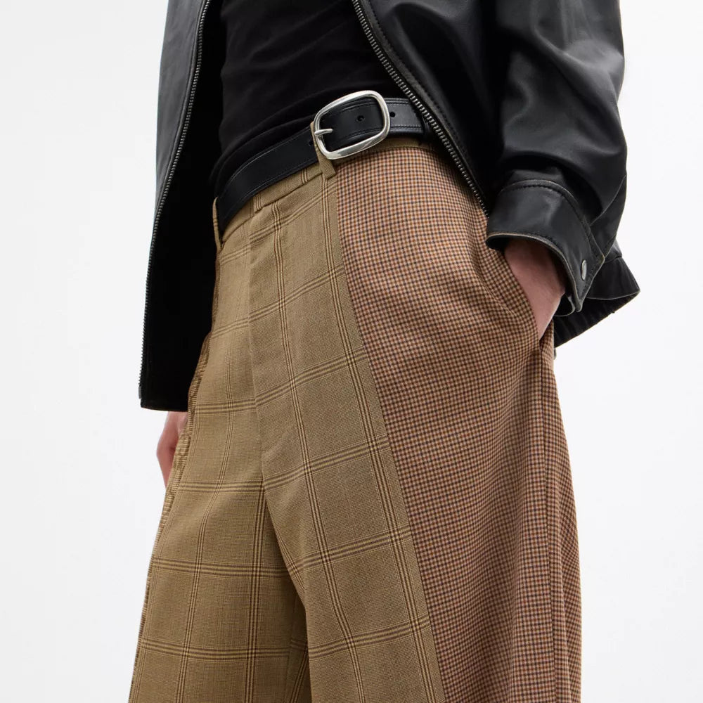 Mashup Yarn Dye Trousers - Tan Multi