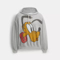 Disney X Coach Pluto Hoodie - Heather Grey