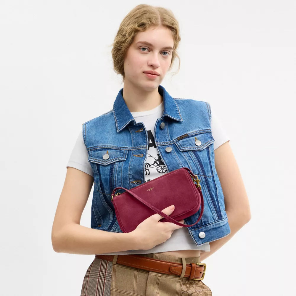 Plaza Bag - Brass/Dark Fuchsia