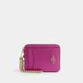 Zip Card Case - IM/Magenta