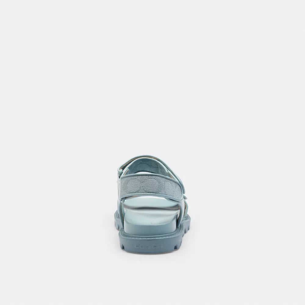 Brynn Sandal In Signature Canvas - Sea Mist