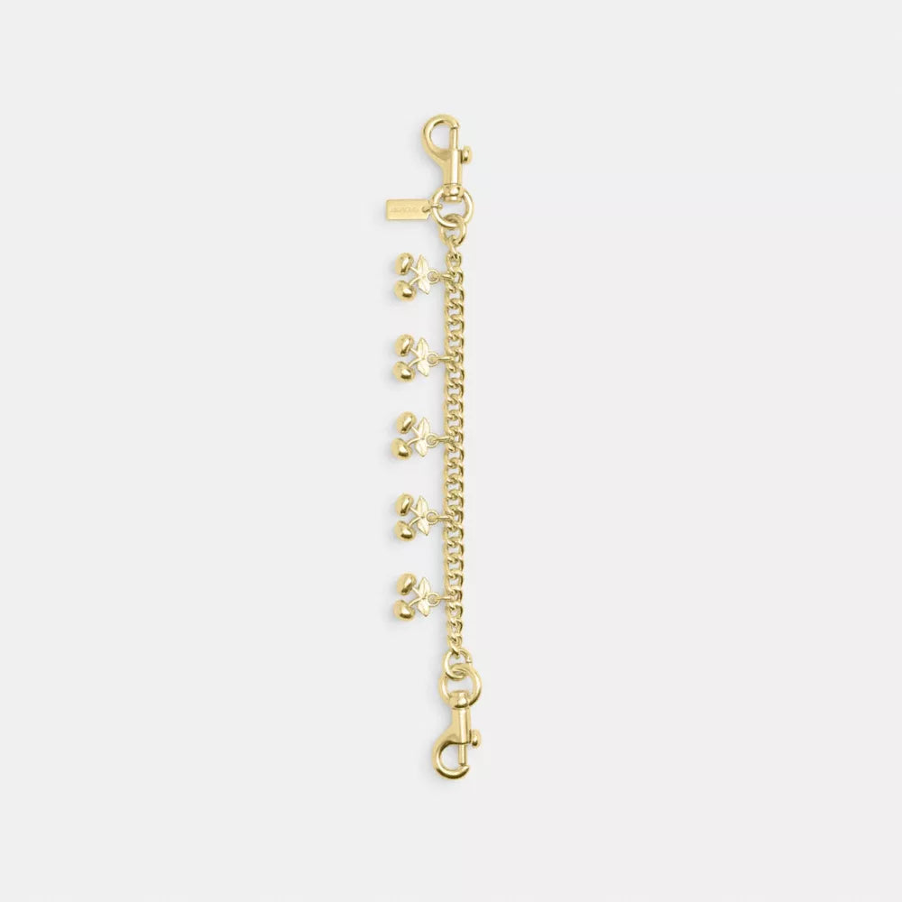 Bag Charm Chain With Cherry Charms - Gold/Gold