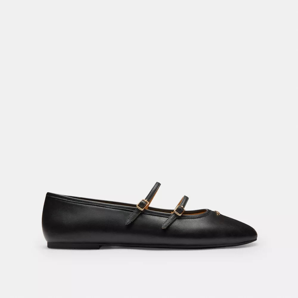 Double Buckle Mary Jane - Black