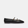 Double Buckle Mary Jane - Black