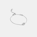 Signature Solitaire Linear Bracelet - Silver