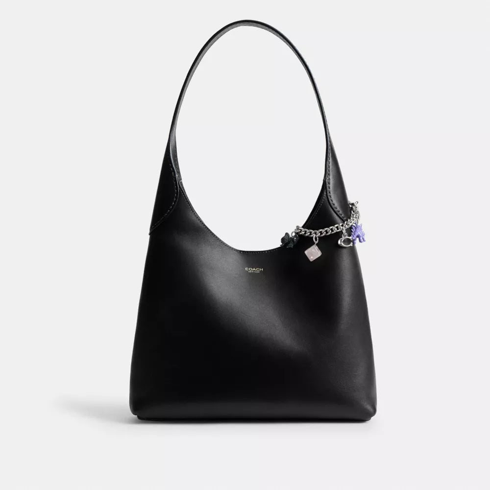 Motif Chain Bag Charm - Silver/Multi