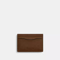 Card Case With Money Clip - Silver/CHESTNUT