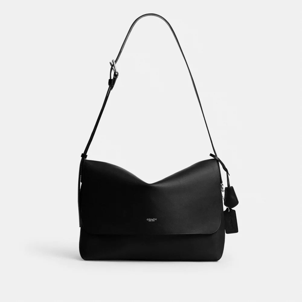 Ludlow Messenger Bag - Natural Grain Leather/Black