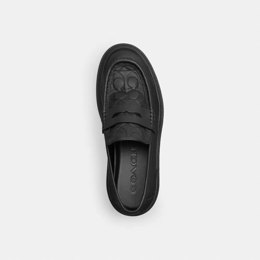 Loafer In Signature Leather - Black