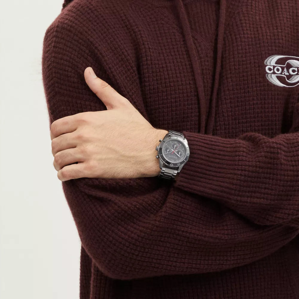 Cole Watch, 44MM - Dark Grey