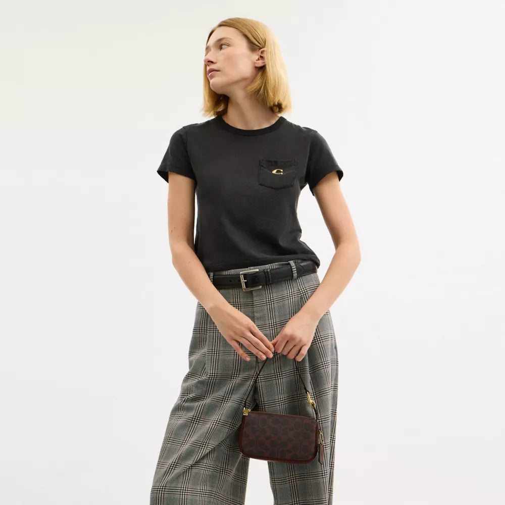 Plaza Bag 18 In Signature Canvas - Coated Canvas/Brass/Maple