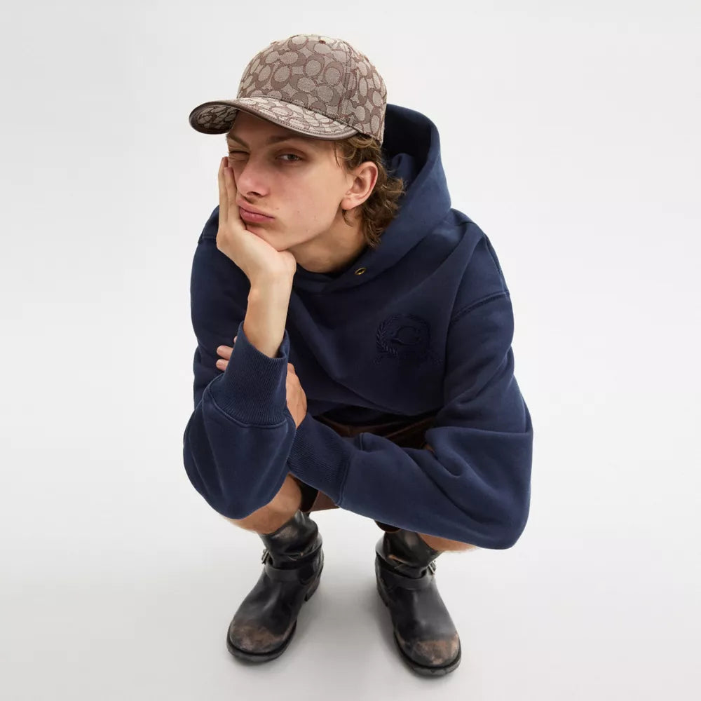 Signature Jacquard Baseball Hat - Oak