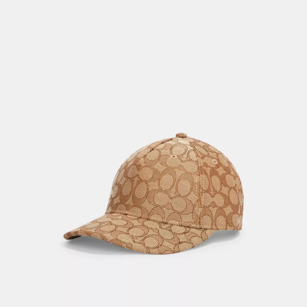 Signature Jacquard Baseball Hat - Khaki