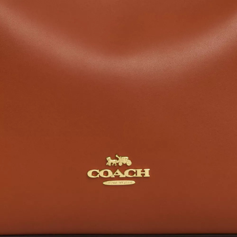 Laurel Shoulder Bag - Smooth Leather/Gold/Tan