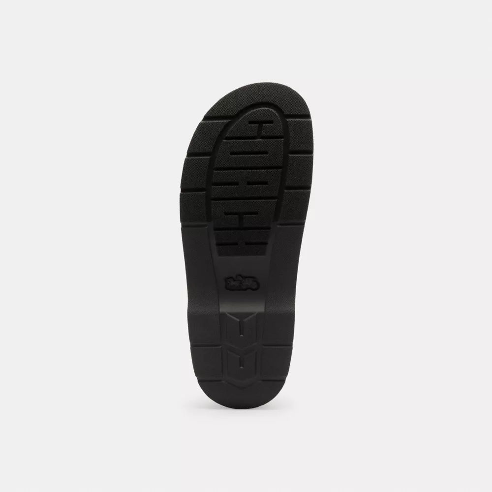 Sculpted C Platform Clog In Loved Denim - Dark Indigo