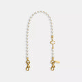 Short Pearl Strap - Brass/Chalk