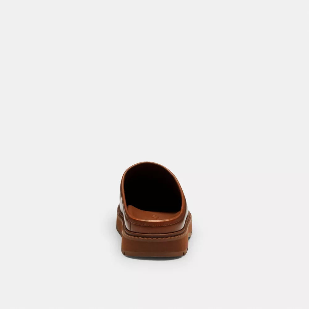 Sport Clog In Loved Leather - Loved Leather/Light Brown