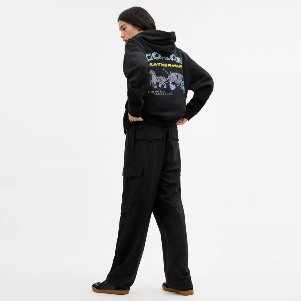 Nylon Utility Pants - Black
