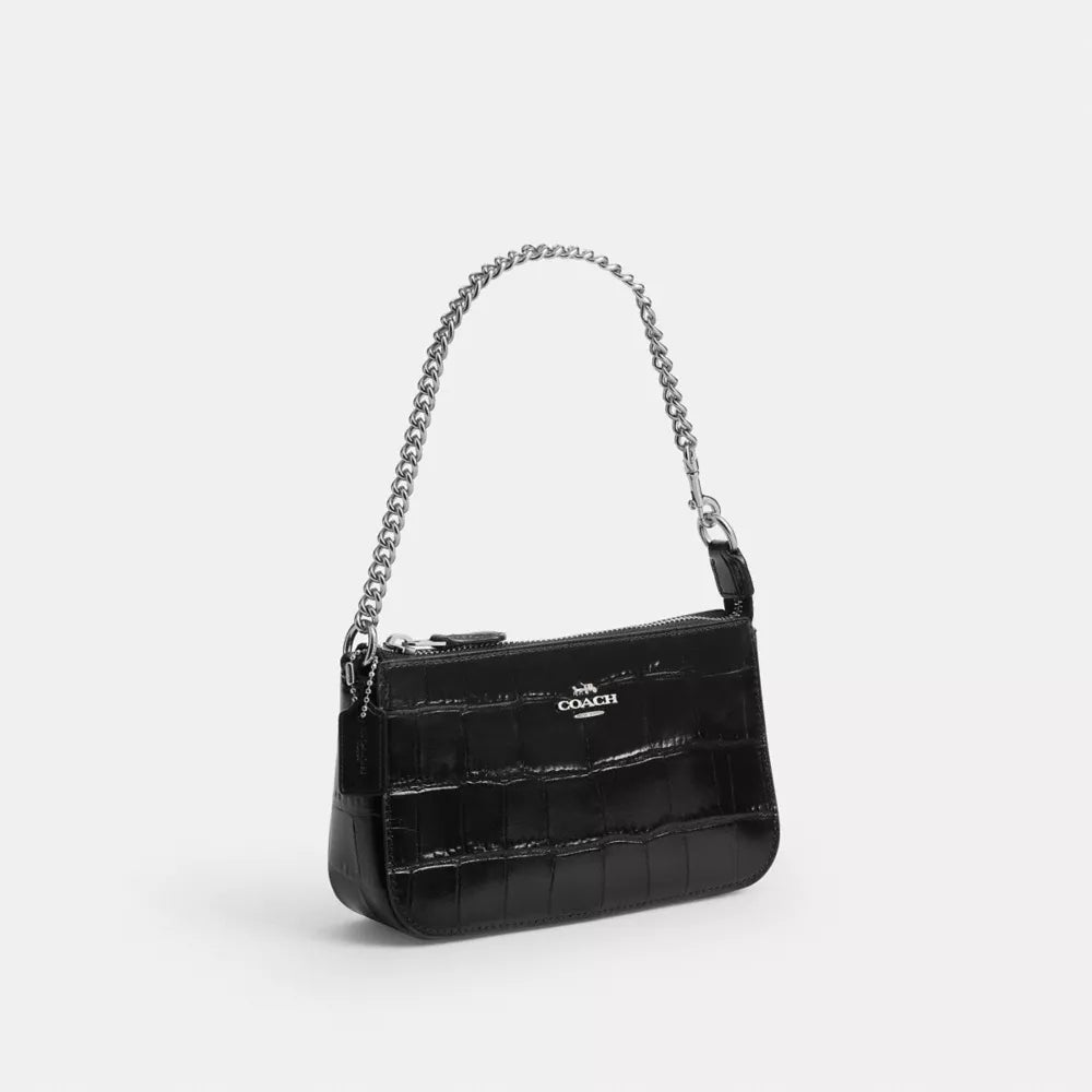 Nolita 19 - Embossed Crocodile/Silver/Black
