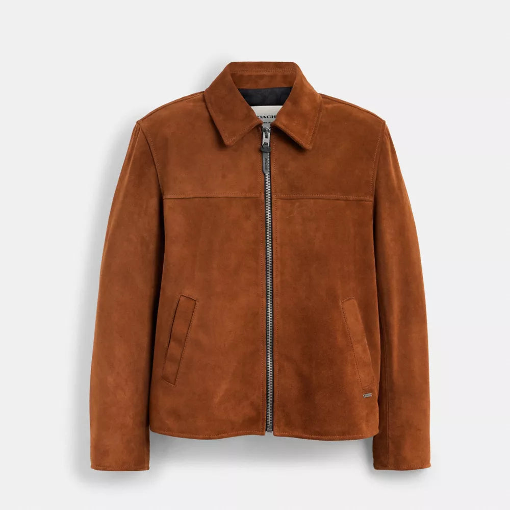 Suede Jacket - Brown
