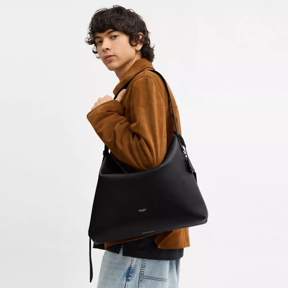 Mott Messenger Bag 38 - Natural Grain Leather/Black