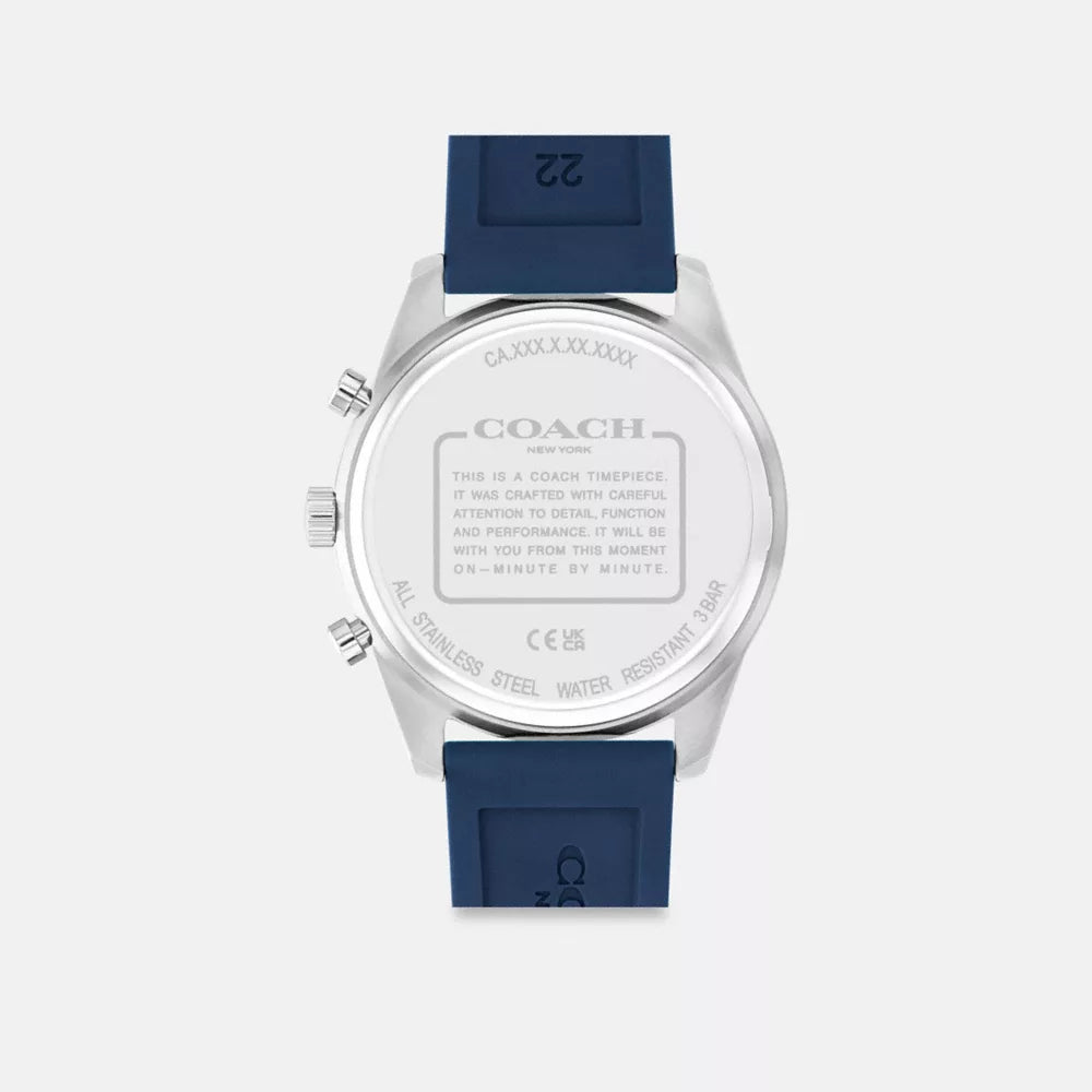Cole Watch, 44MM - Navy Blue