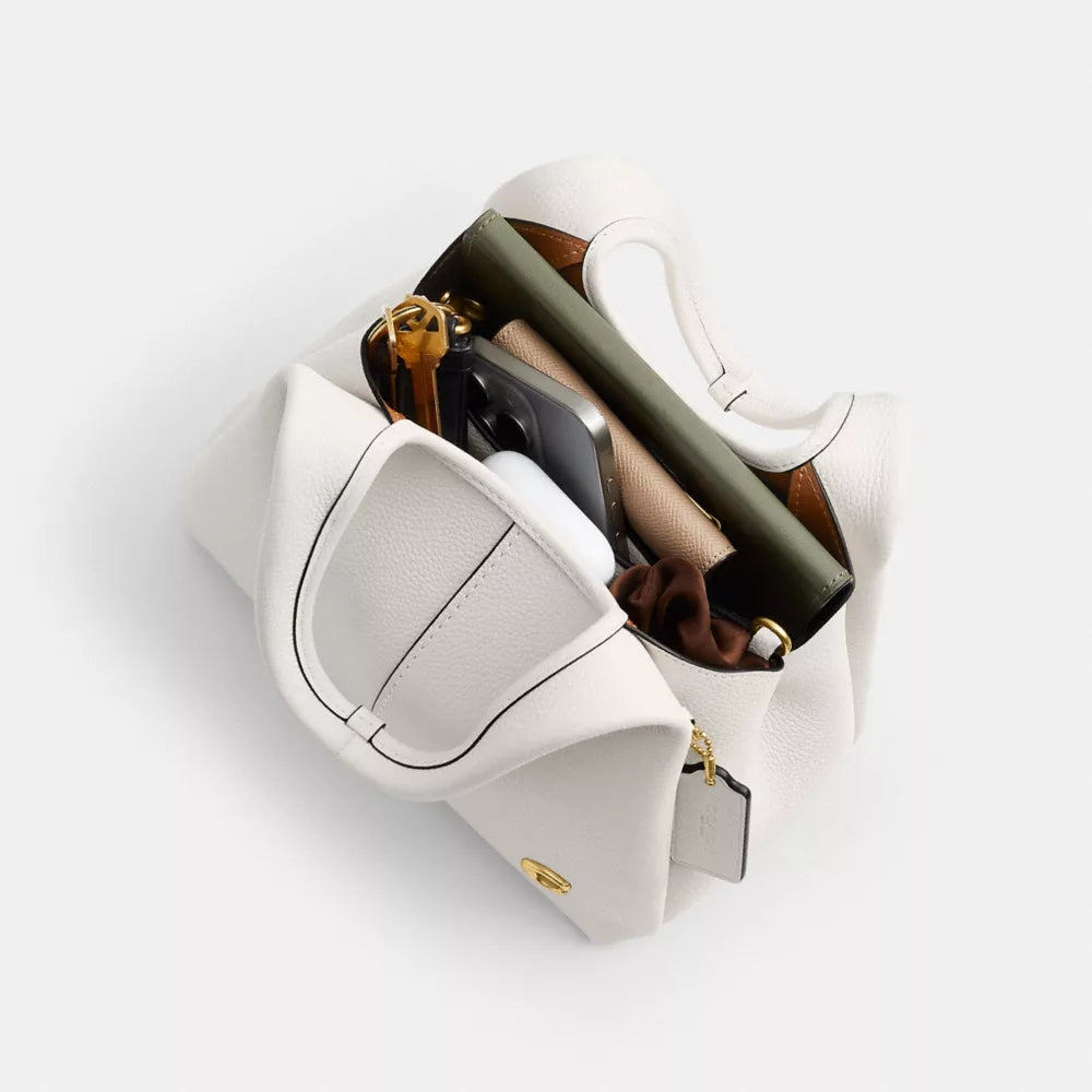 Lana Shoulder Bag 23 - Brass/Chalk
