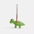 Dino Bag Charm - Brass/Multi