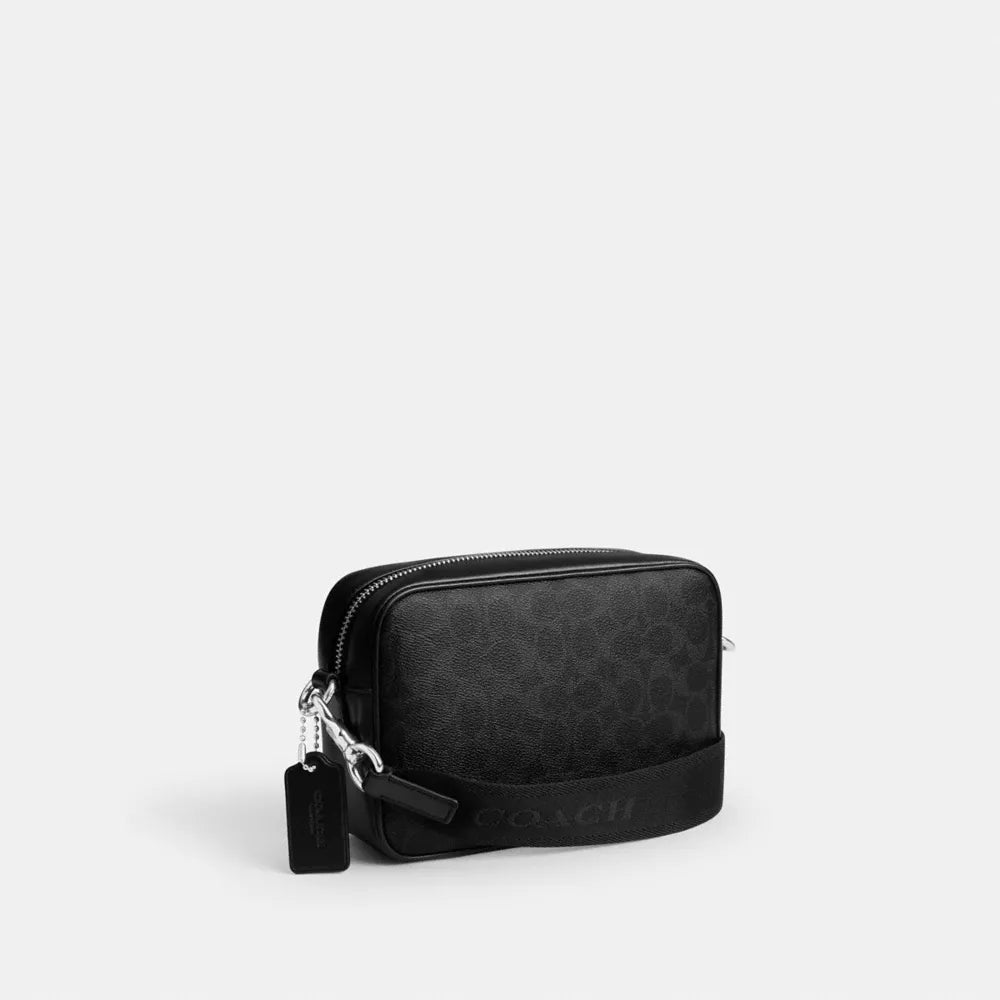 Radio Camera Bag In Signature Canvas - Black Signature
