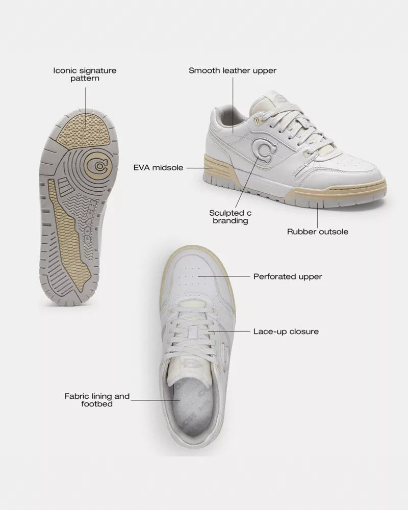 Soho Sneaker In Loved Leather - White