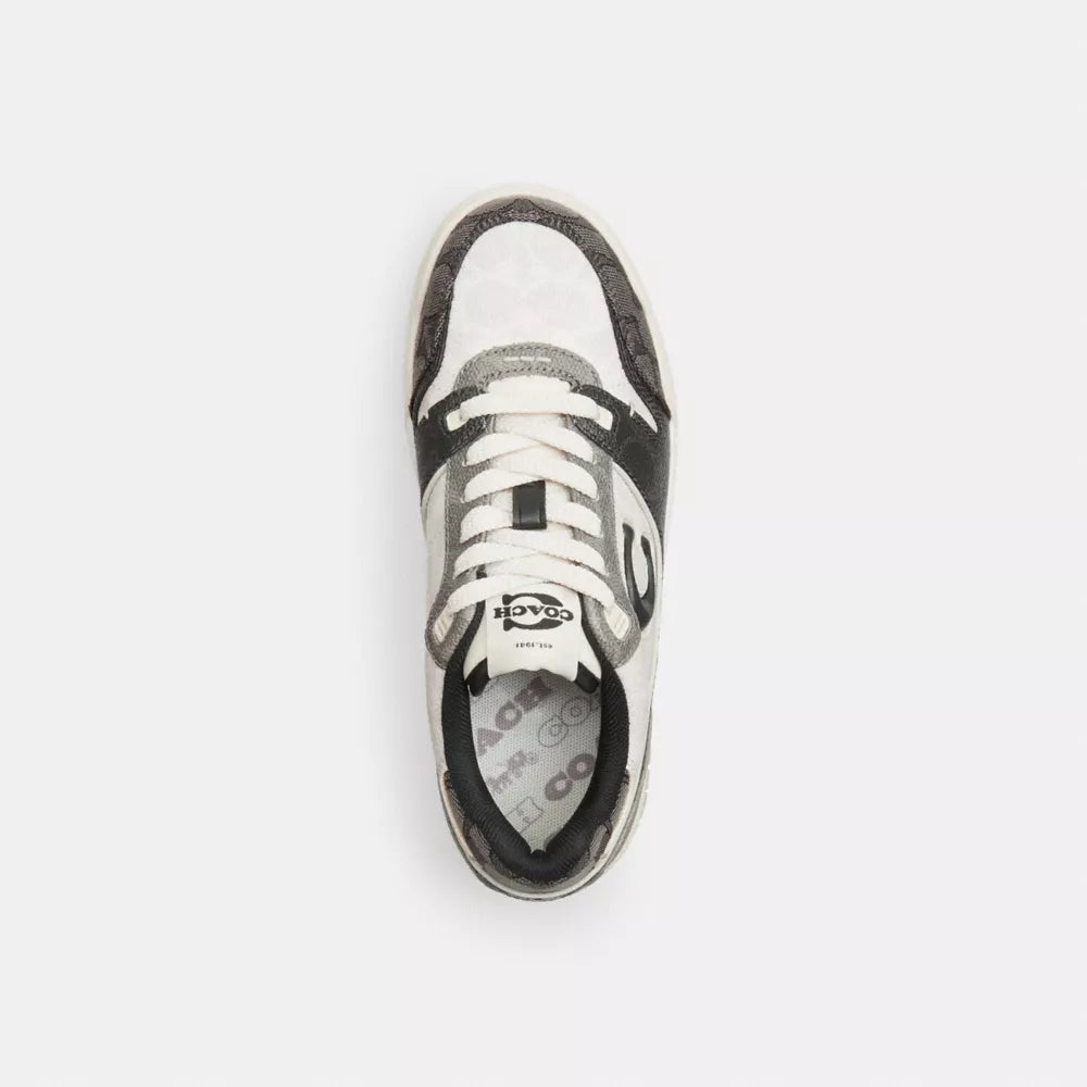 Soho Sneaker In Mixed Signature - Black/Chalk